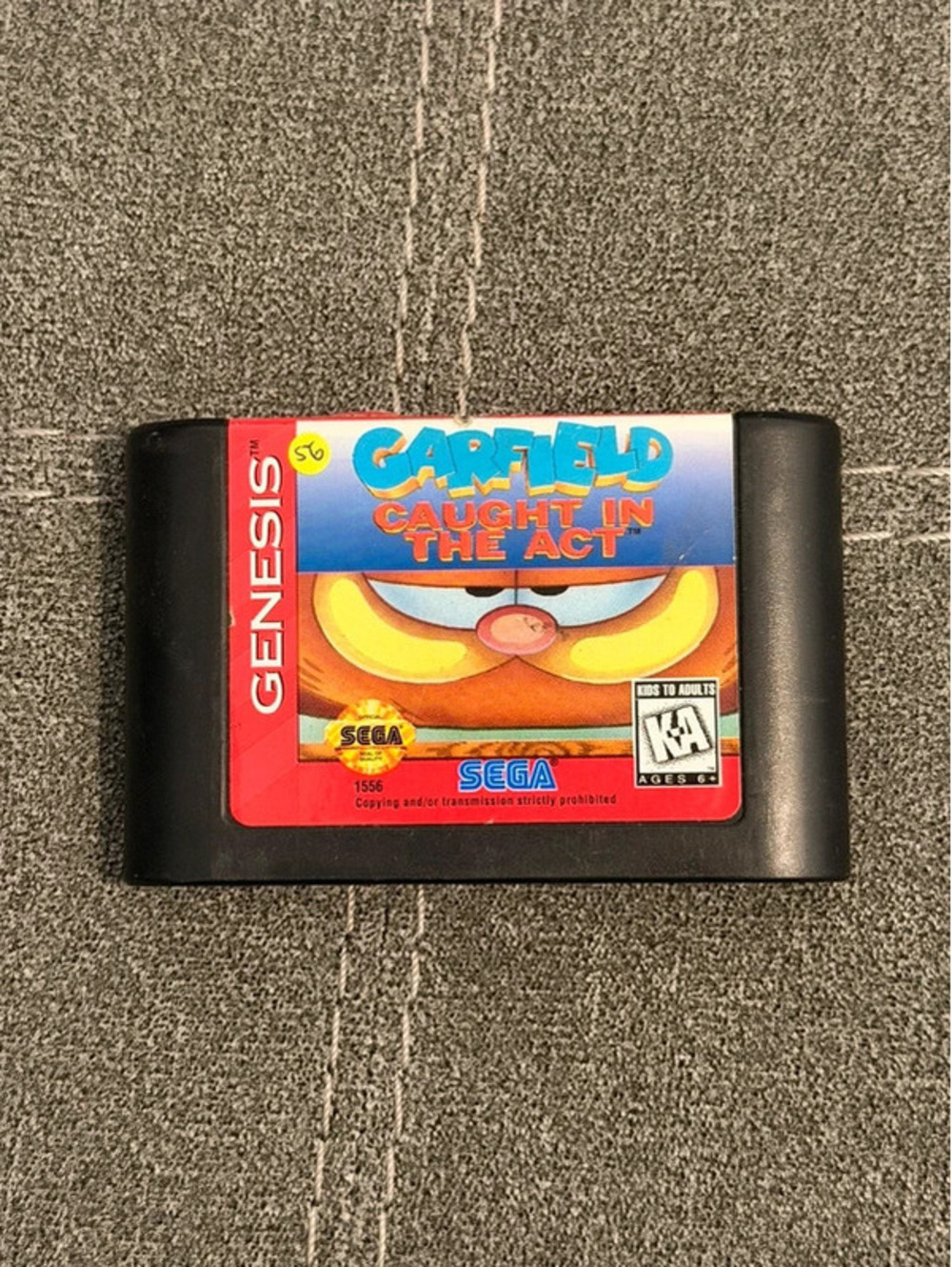 Garfield Caught in The Act for Sega Genesis